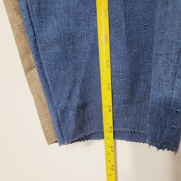 Vintage Classic Editions 2 Pairs Brown & Blue Elastic Waist Straight Leg Pant S - Picture 13 of 16